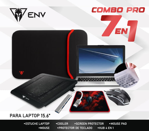 Pro ENV 7 in 1 Combo – Accessories for 15.6” Laptop